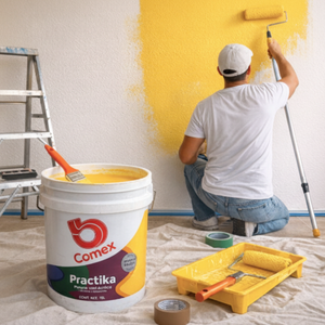 Comex practika, pintura vinílica Comex de 19lt