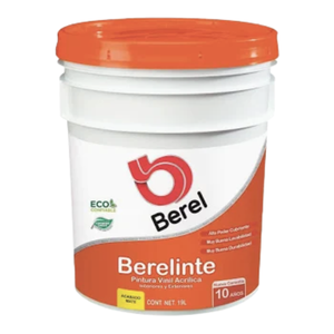 BEREL PINTURA VINILICA BERELINTE BLANCO7PASTEL 823