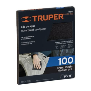 TRUPER LIJA DE AGUA No. 100 PIEZA 11619