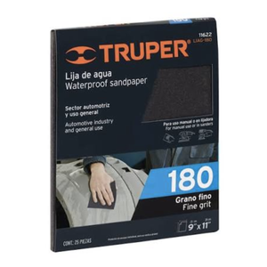 TRUPER LIJA DE AGUA No. 180 PIEZA 11622