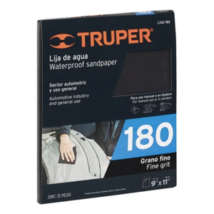 TRUPER LIJA DE AGUA No. 180 PIEZA 11622